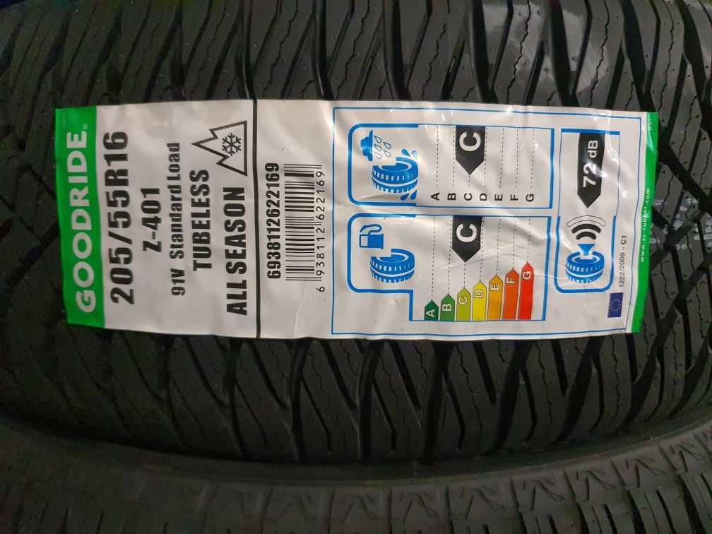 205/55 R16 Opony całoroczne Goodride ! 4 sztuki !