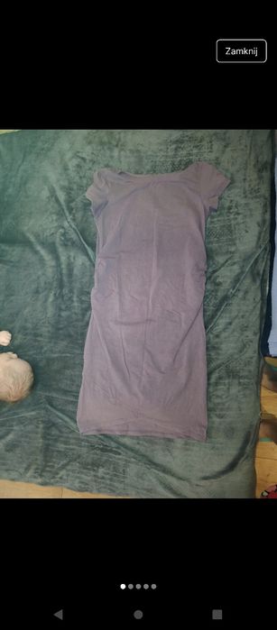 Sukienka ciążowa fioletowa rozmiar M Tom&Rose