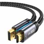Kabel przejściówka displayport hdmi 3m oplot 4k