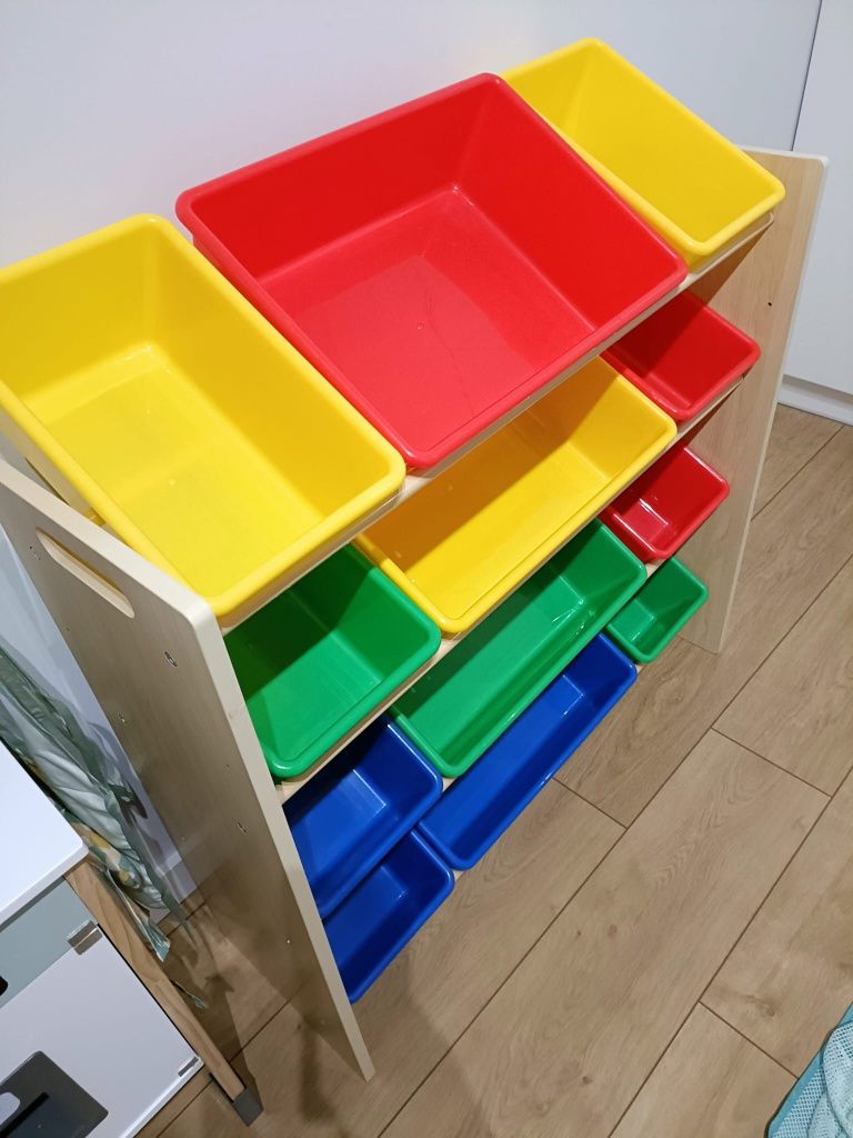 Amazon basic organizer na zabawki, 12 pojemników