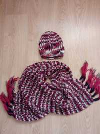 Шапка и шарф комплект