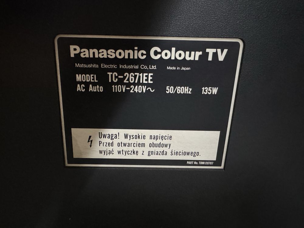 Telewizor kineskopowy Panasonic TC-2671EE Made in Japan PEWEX