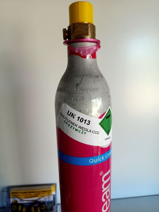 Nabijanie butli typu Soda Co2