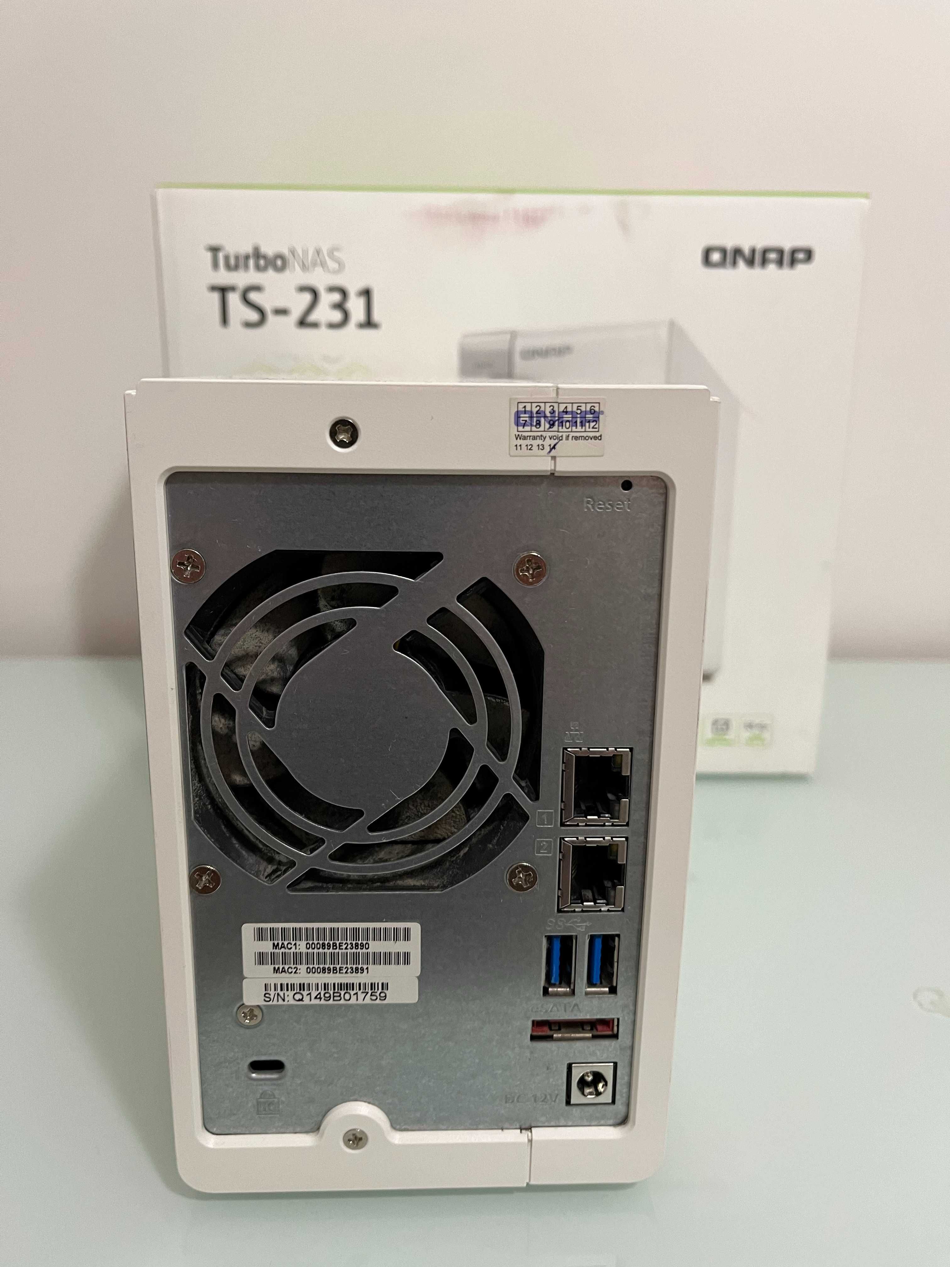 Serwer NAS QNAP TS-231 stan bardzo dobry