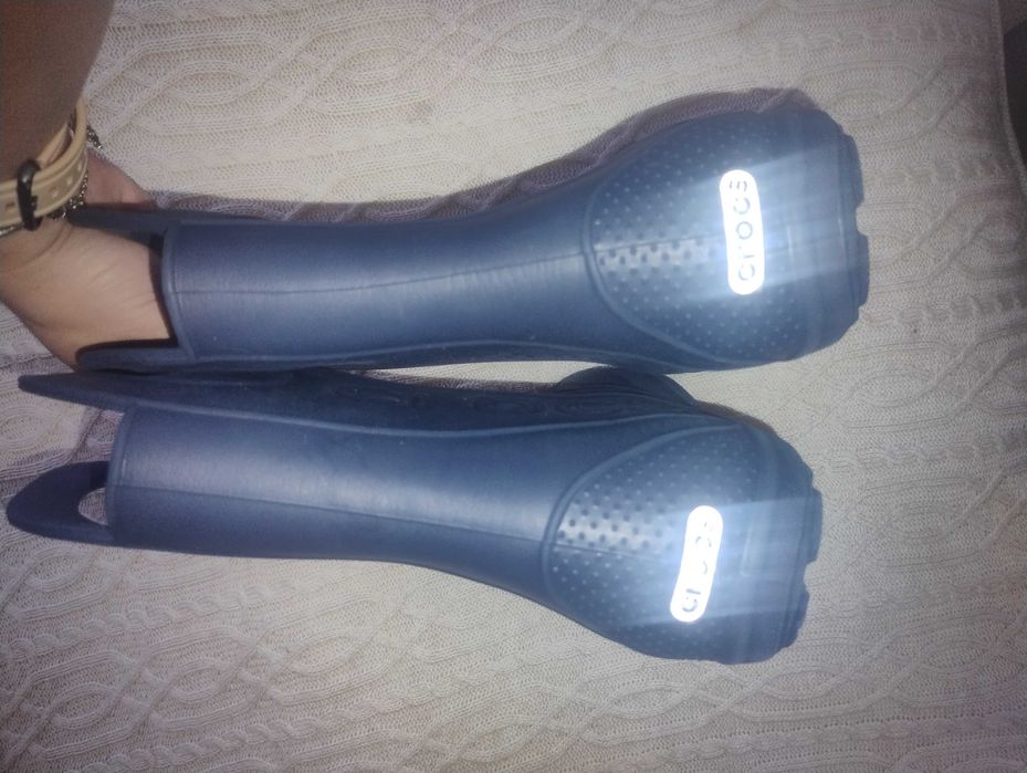 Kalosze / Gumowce dziecięce Crocs, Granatowe, Rozmiar J3