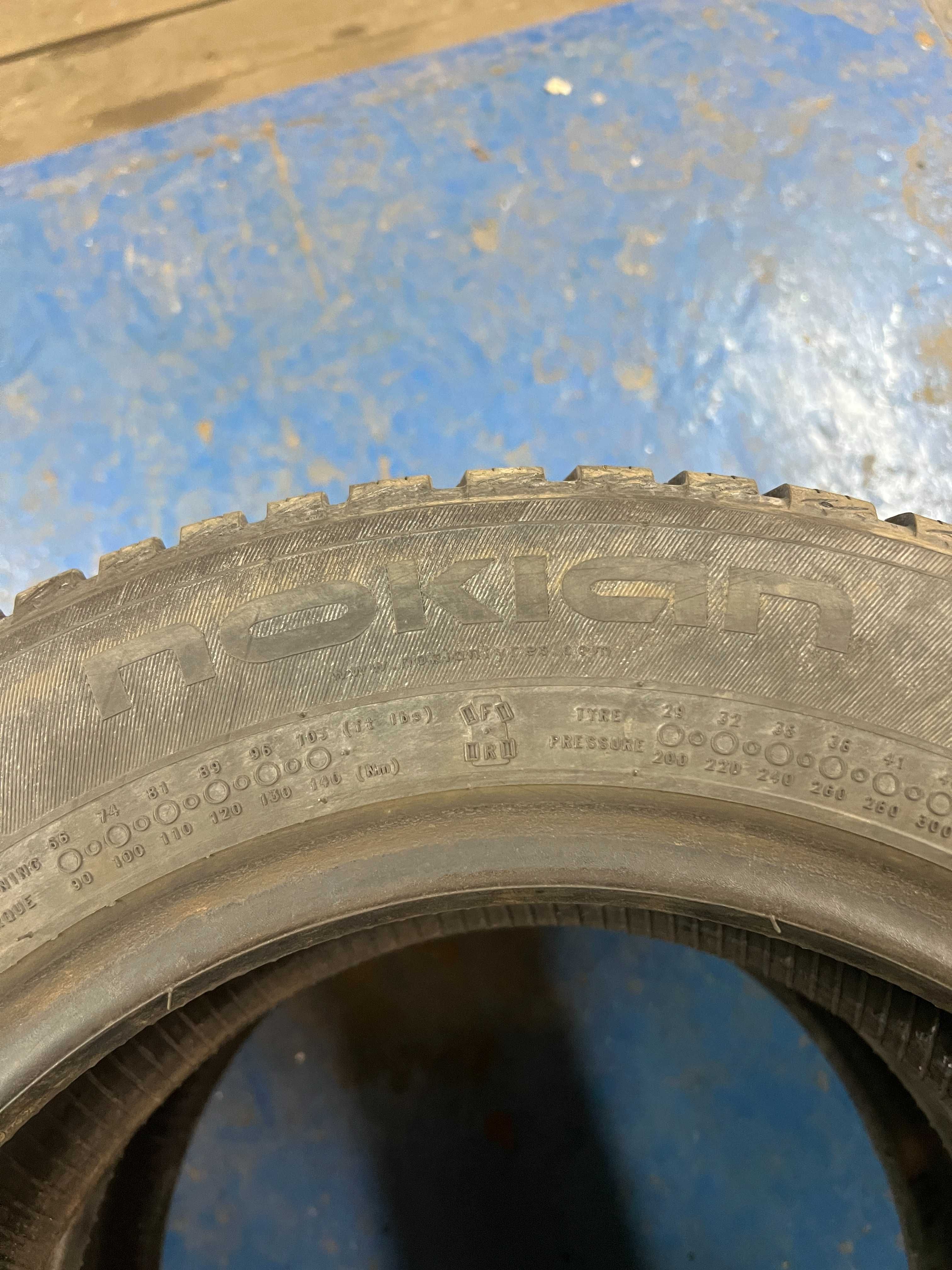 155/70r13 nokian opony zimowe 2 szt bieznik 6,5 mm stan bdb