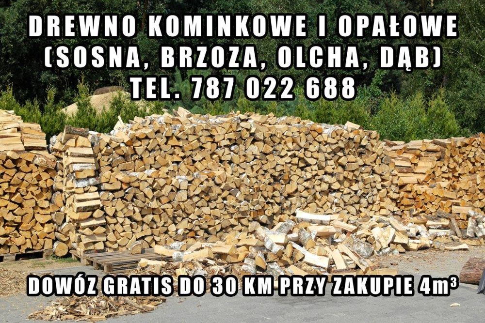 Drewno kominkowe i opałowe