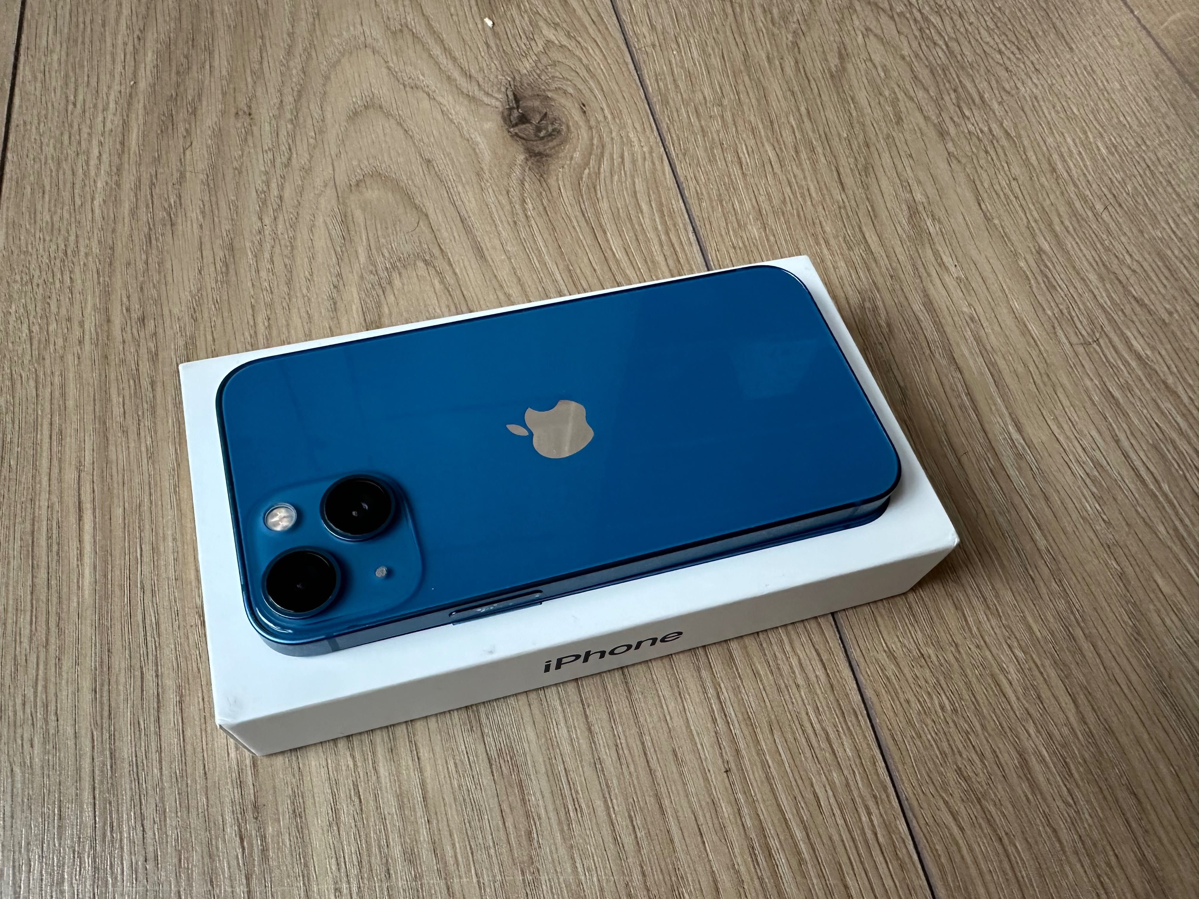 Idealny iPhone 13 mini 128 GB BLUE w bardzo dobrym stanie!