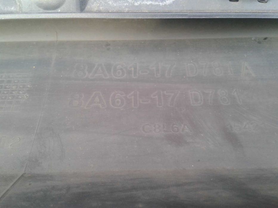 Ford Fiesta MK7 7 Zderzak Tył Tylny pod PDC Czarny Dokładka Dyfuzor