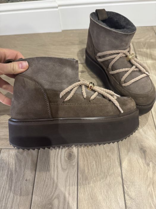 Замшеві чоботи Inuikii classic Low platform