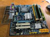 Płyta główna GA-Q35M-s2 , Intel 2Q6600 , 8GB ram, wifi