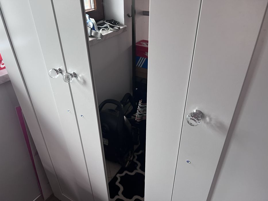 Brimnes szafa ikea z lustrem biała