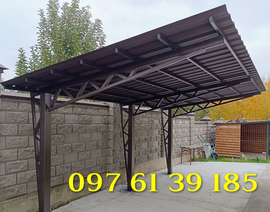 Відкатні та розрашні ворота з хвірткою. Навіси на авто, перила, сходи.