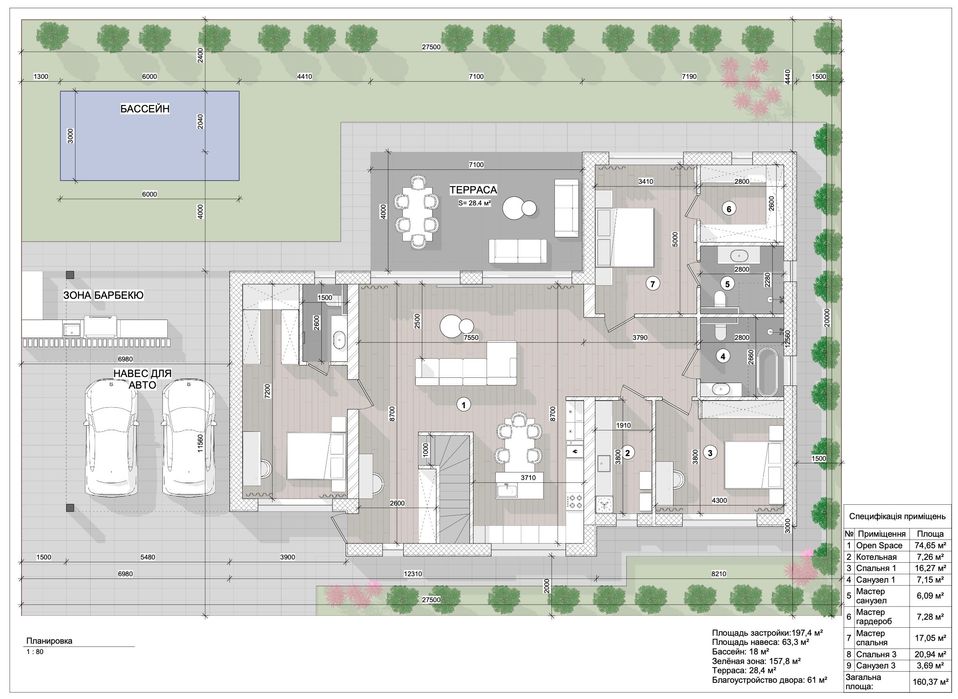 Стильный дом в ЖМ Дайберг! Рассрочка! Без комиссии!