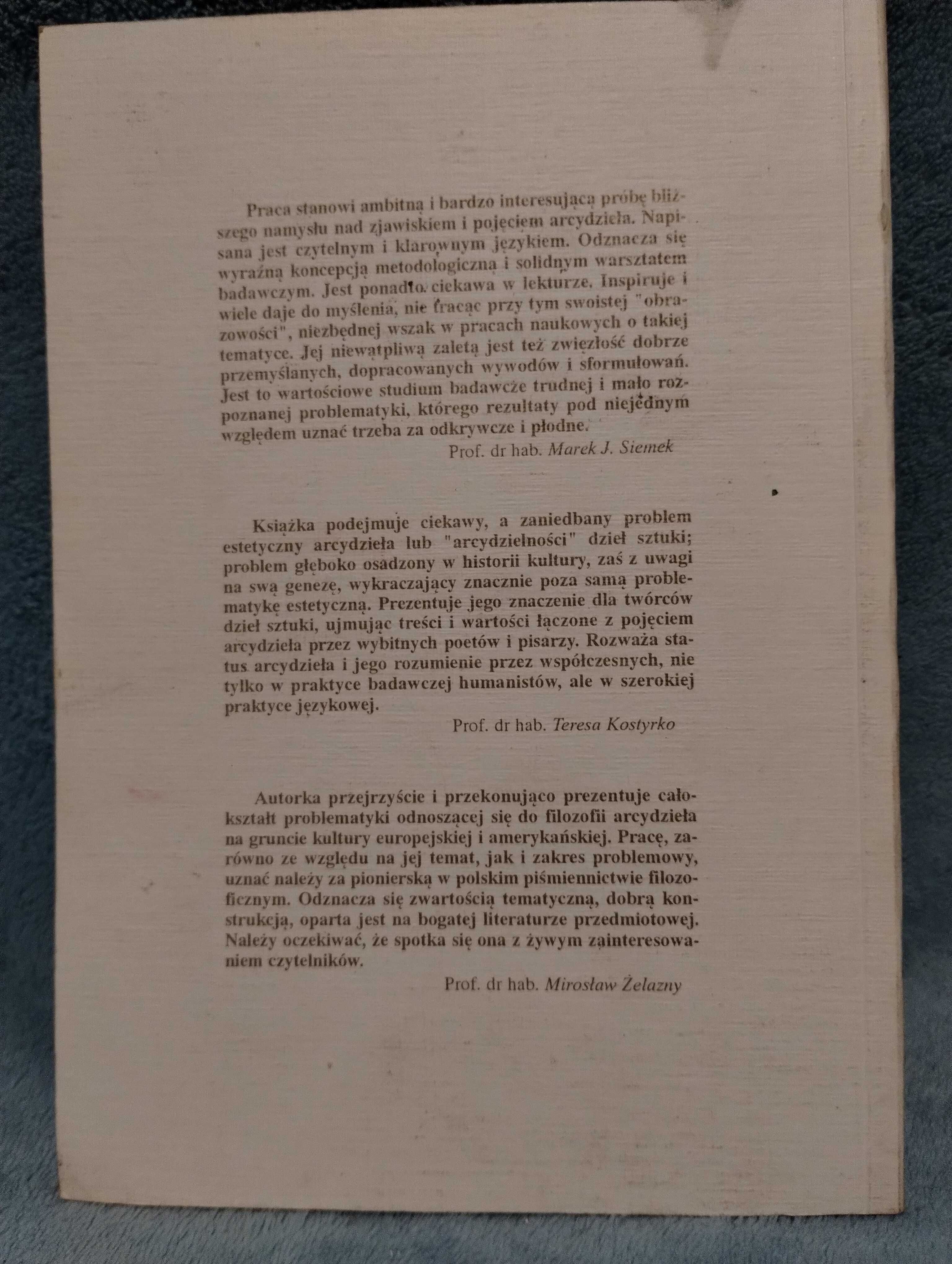 Arcydzieło. Teoria i rzeczywistość.