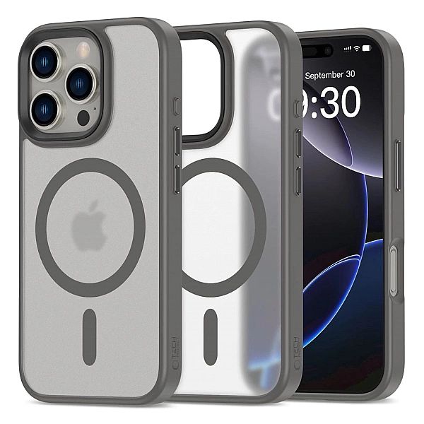Etui Tech-Protect MagMat MagSafe na iPhone 16 Pro Max - tytanowe