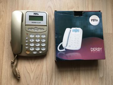 Telefon stacjonarny Veris Derby Clip przyciski z funkcją kalkulatora