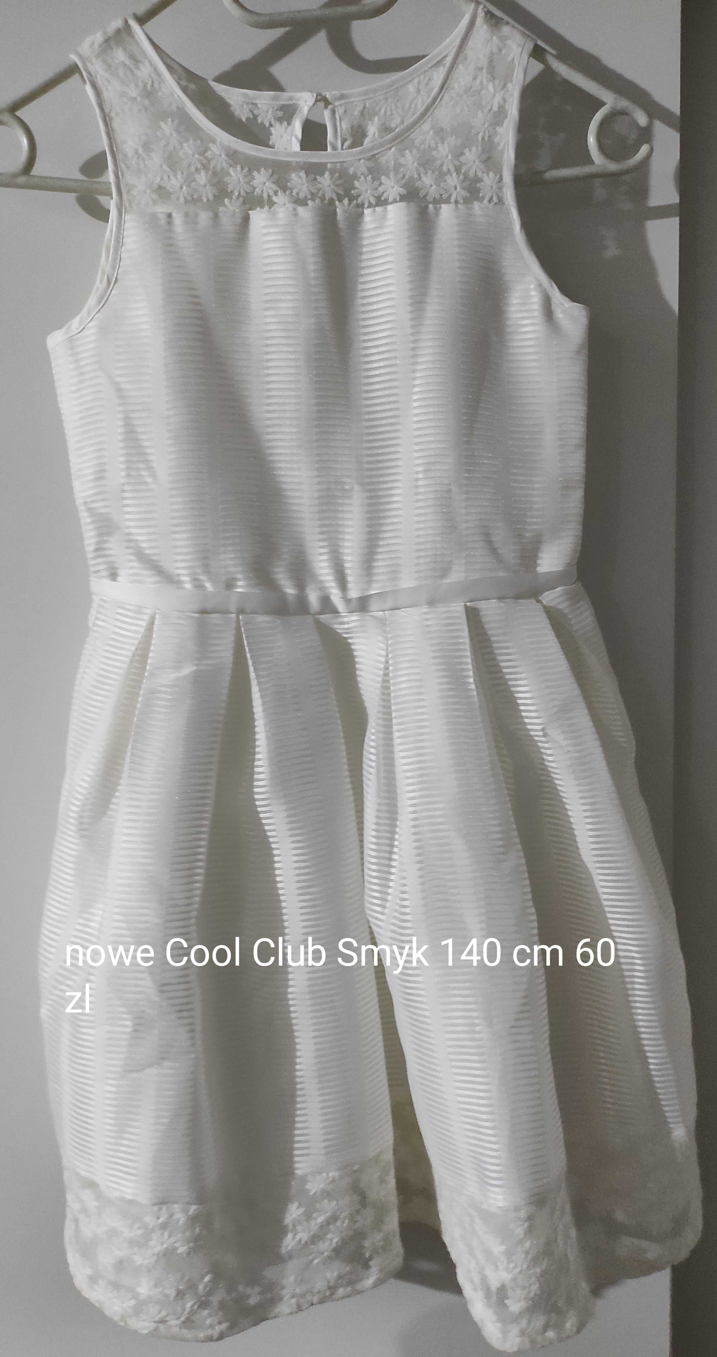 Stroje aniołów białe sukienki mix 104-140