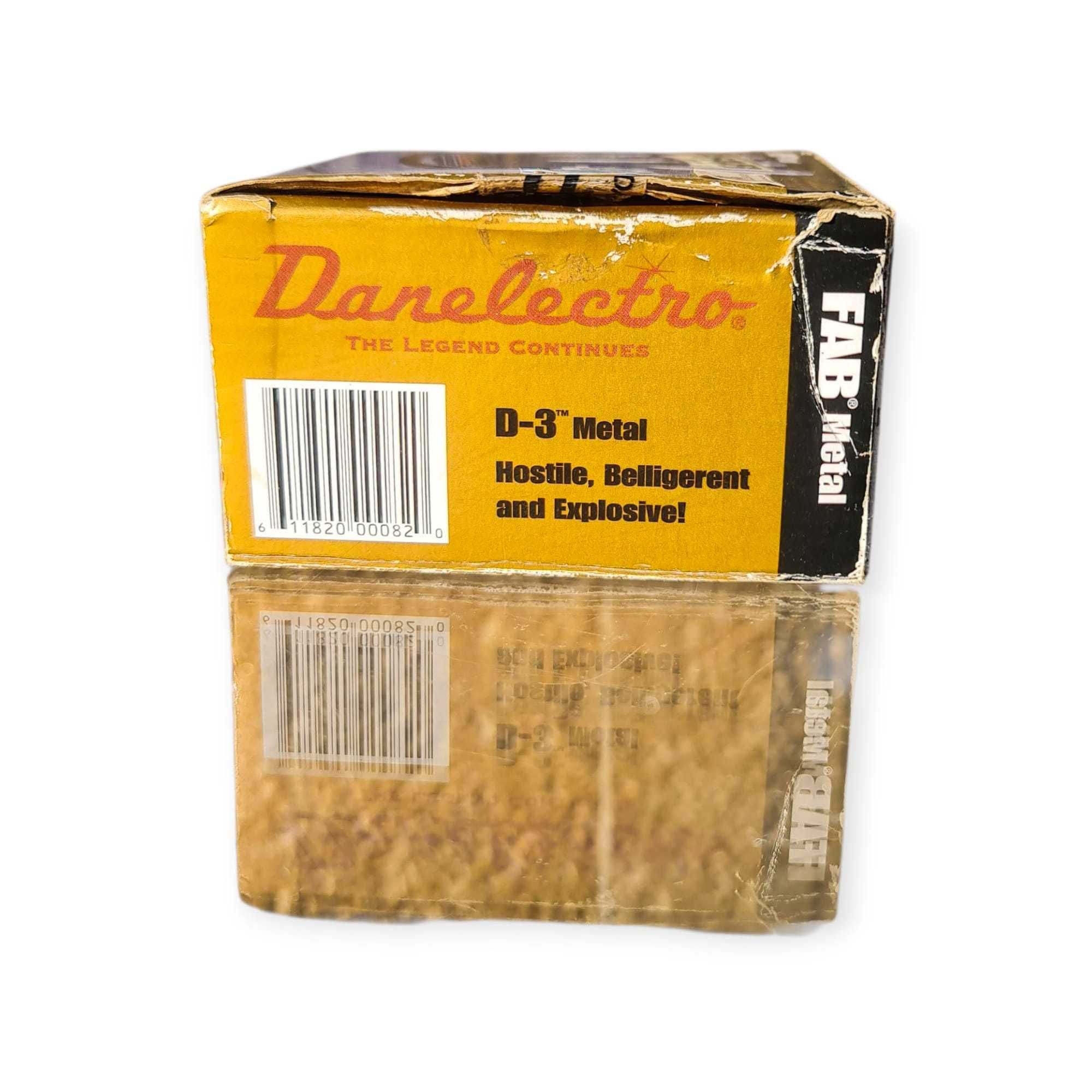 Pedal Danelectro D-3 “FAB Metal” – Distorção Rock/Metal