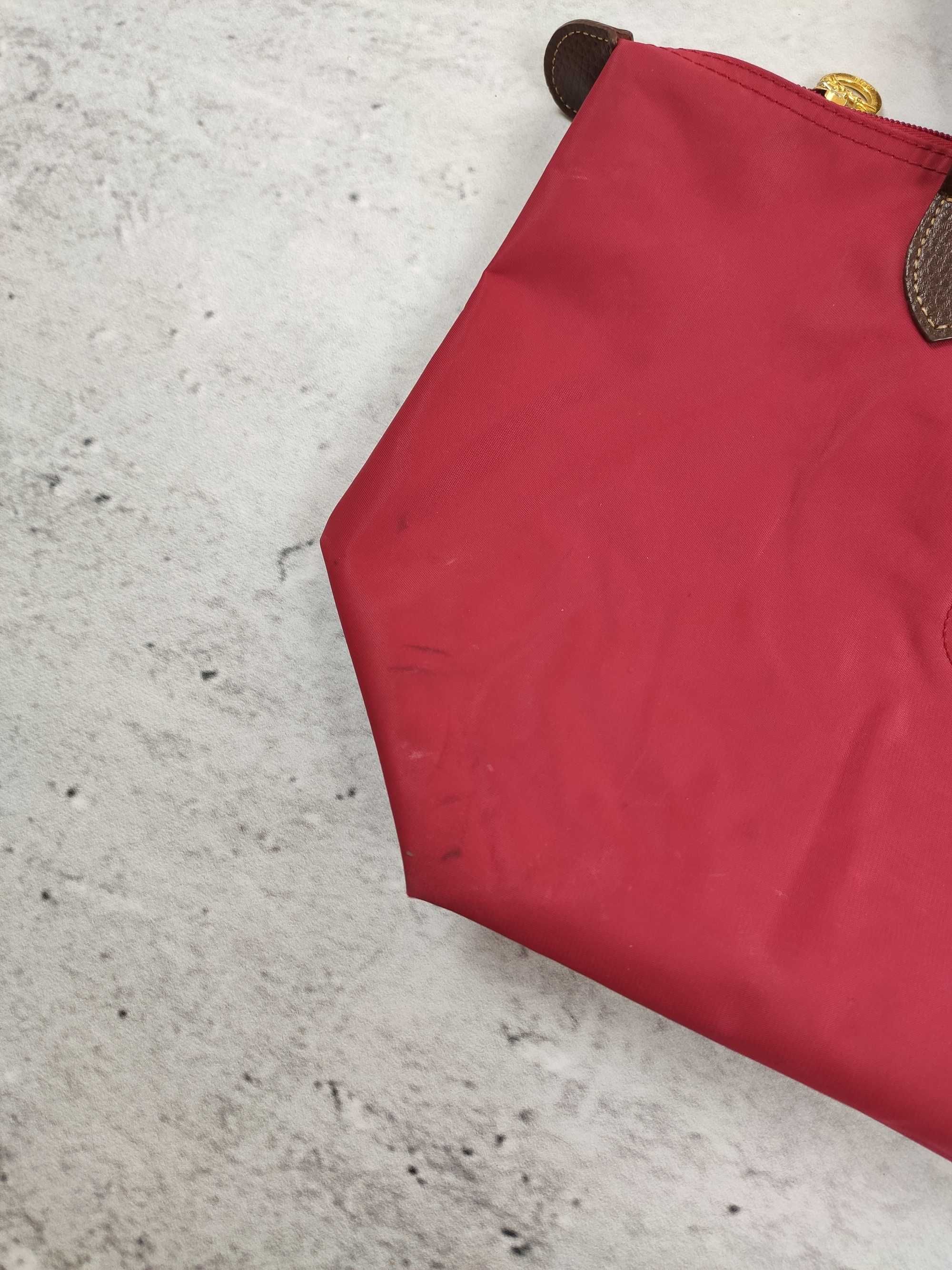 Torebka damska Longchamp Pliage czerwona elegancka
