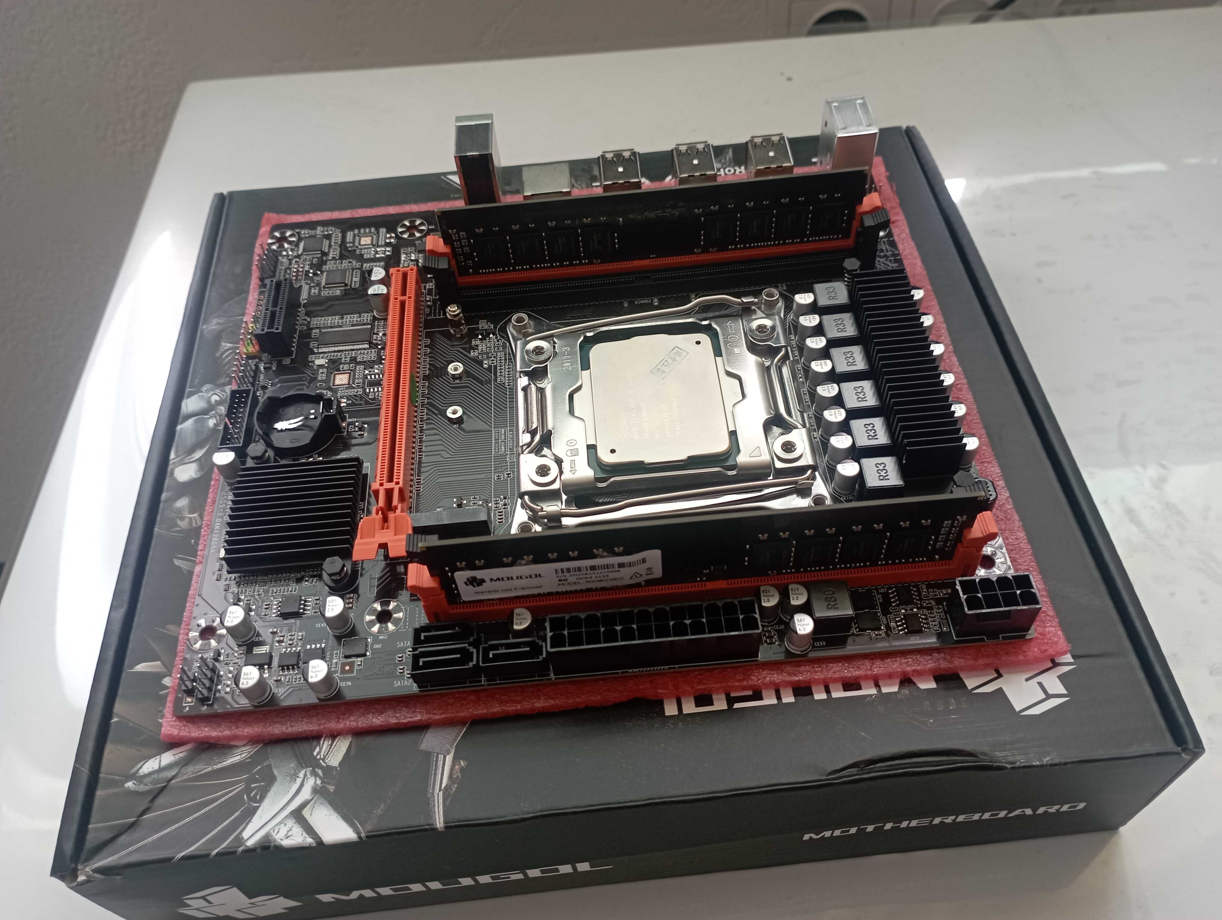 Потужний ігровий комплект мать + xeon 2699v3 + ddr4 16gb