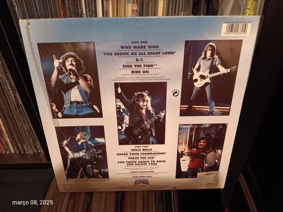 AC/DC - Who Made Who LP (Novo/Não Selado)