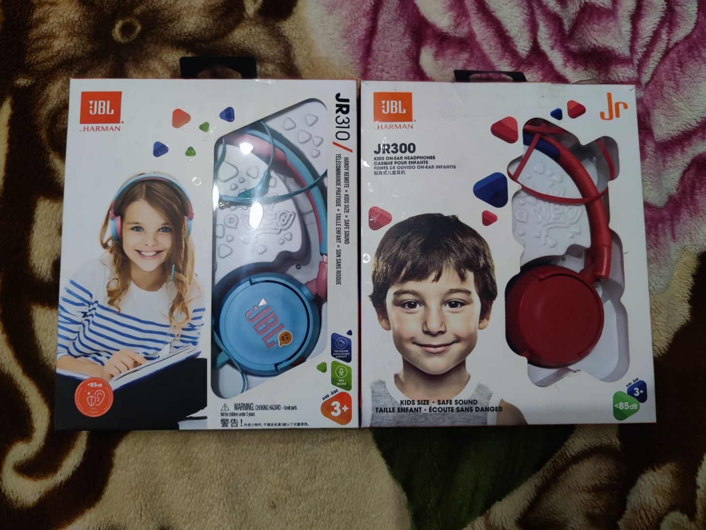 Навушники дитячі JBL JR-310 та JBL JR-300