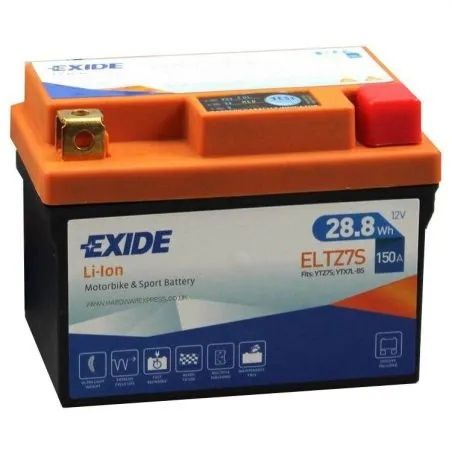 BATERIA EXIDE ELTZ7S ION-LITIO 28.8WH 150A