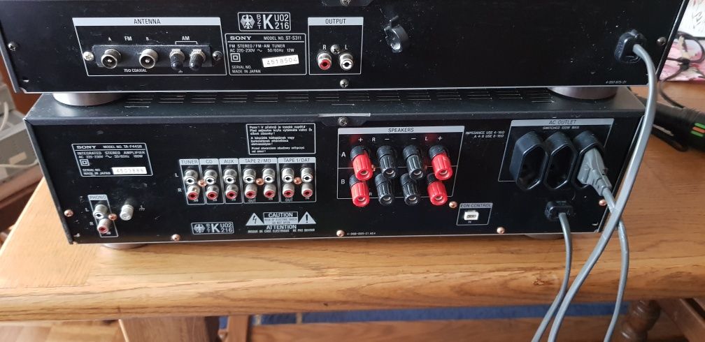 Zestaw Sony wzmacniacz ta f445r z tuner