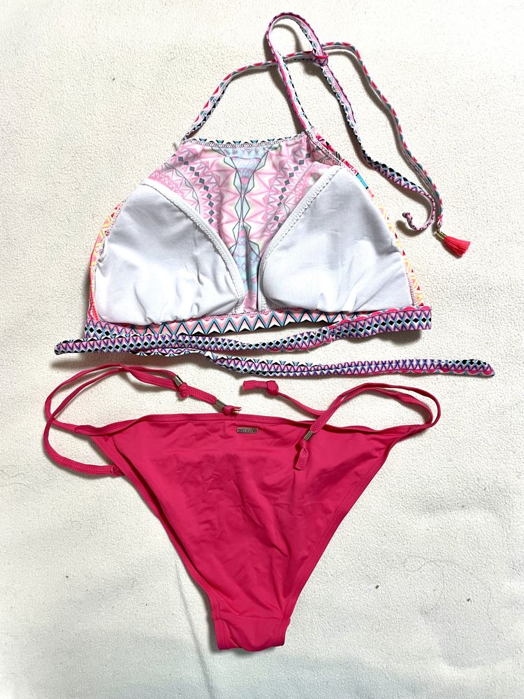 Bikini w azteckie wzory 38 esprit neonowe fluo