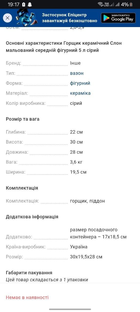 Кашпо для вазона