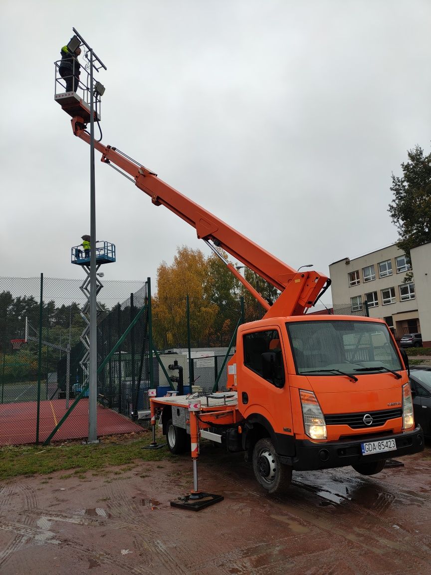 Podnośnik koszowy zwyżka wynajem usługi