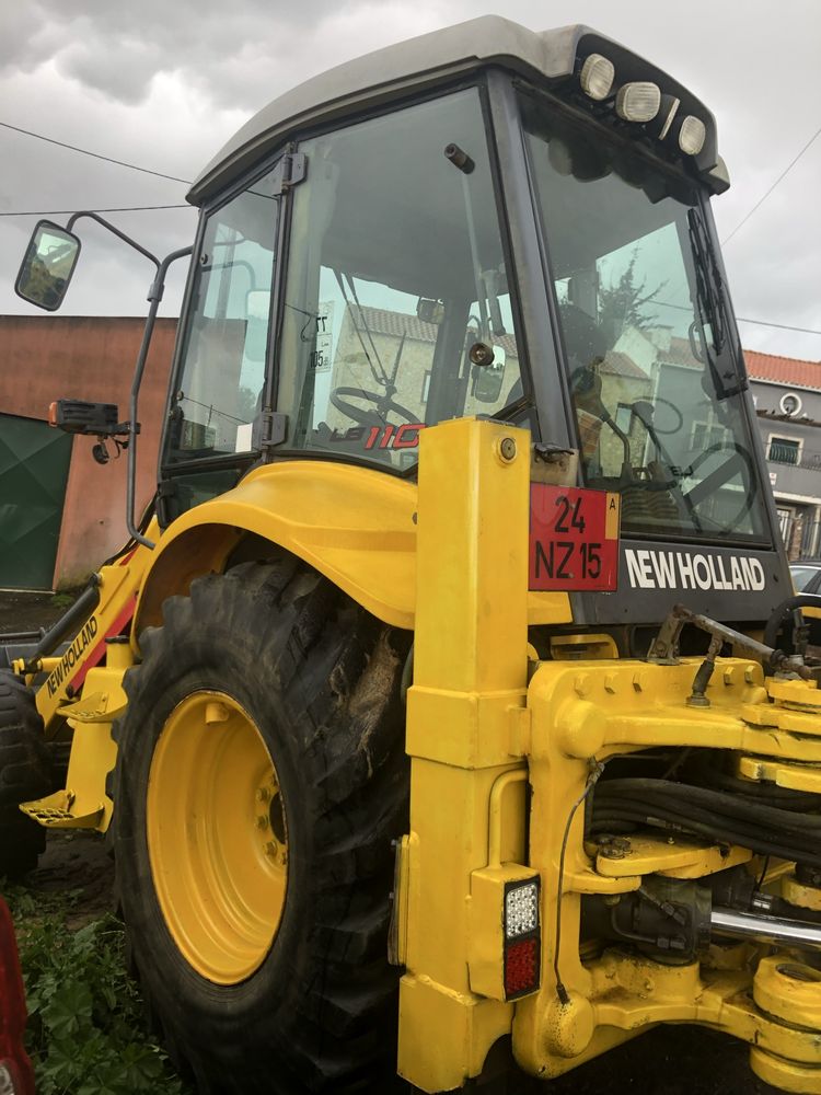 retro escavadora new holland lb 110b