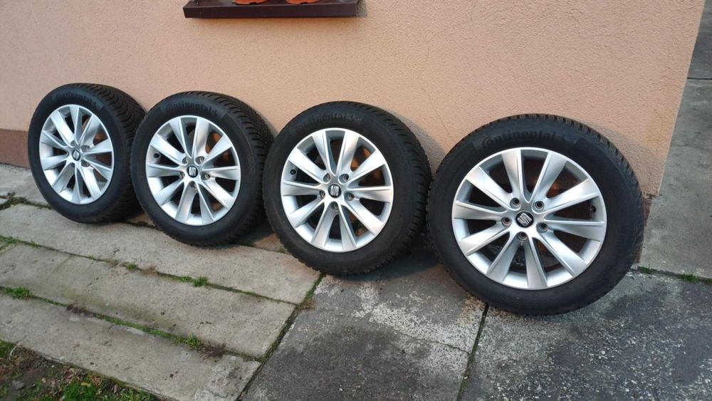 Koła zimowe 205/55 R16 Oryginalne Seat 8mm bieżnika