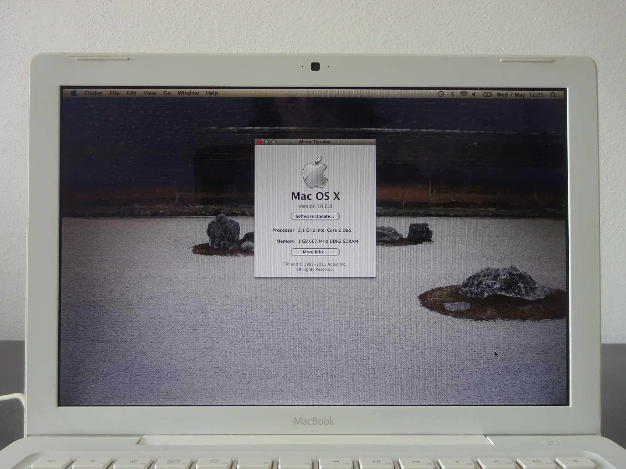 Macbook 4,1 Branco 13" 2008 + 10.5.2 Leopard a Funcionar Para Peças
