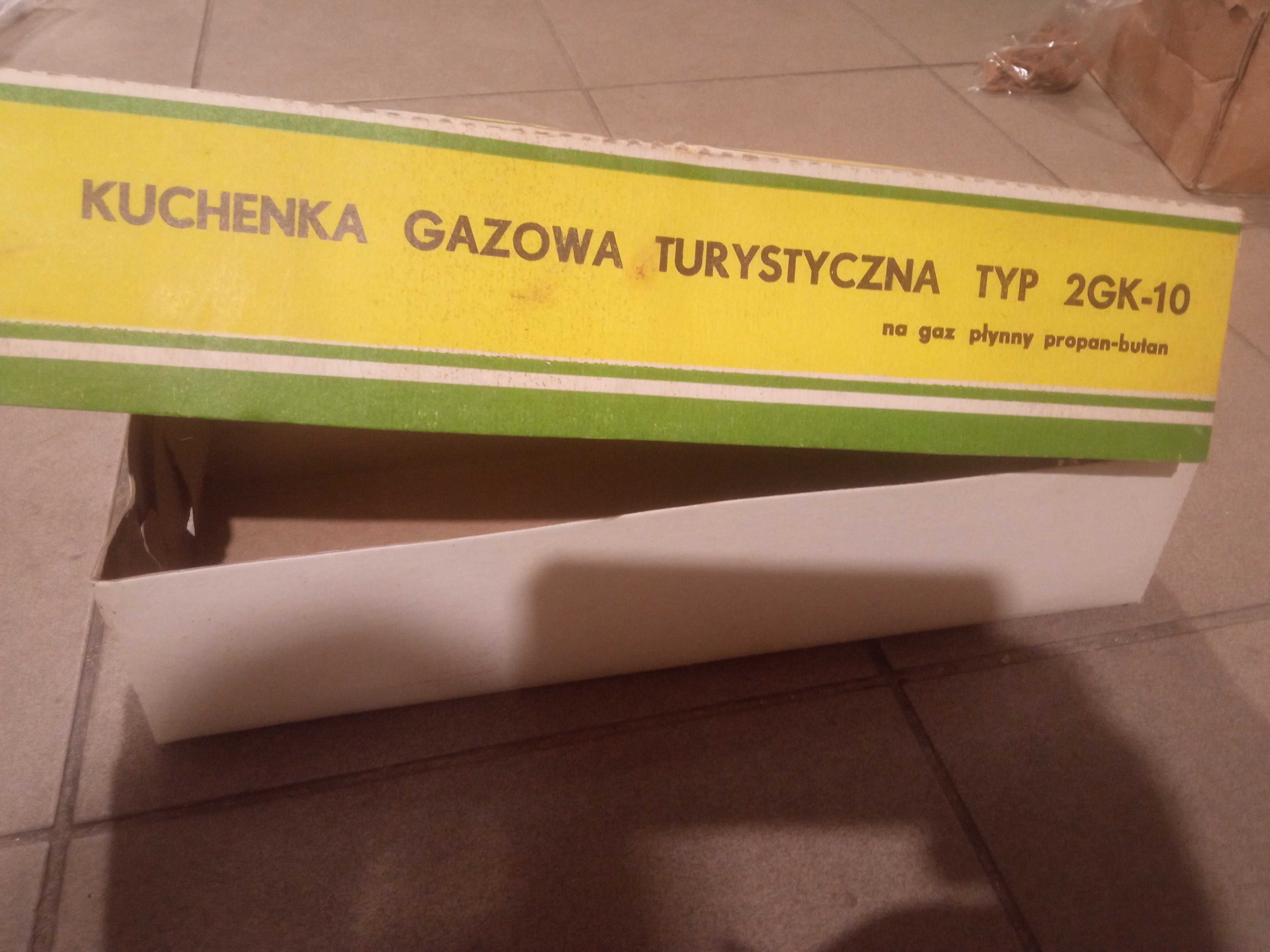 Kuchenka gazowa turystyczna składana nowa PRLrok.prod. wrzesień 1985r