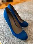 Blue Suede Heels