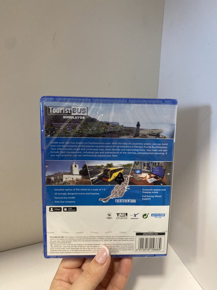 Gra Tourist BUS simulator na ps5 NOWA