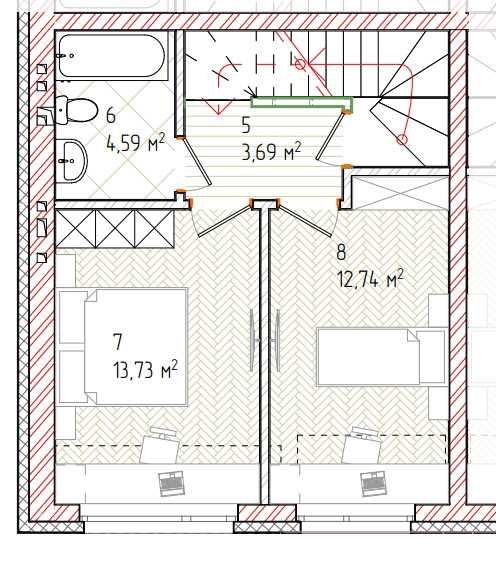 Продам двоповерховий котедж!! ЖК на Щасливому!!