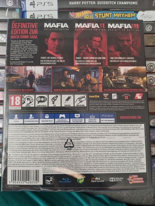 Mafia Trilogy NOWA ps4