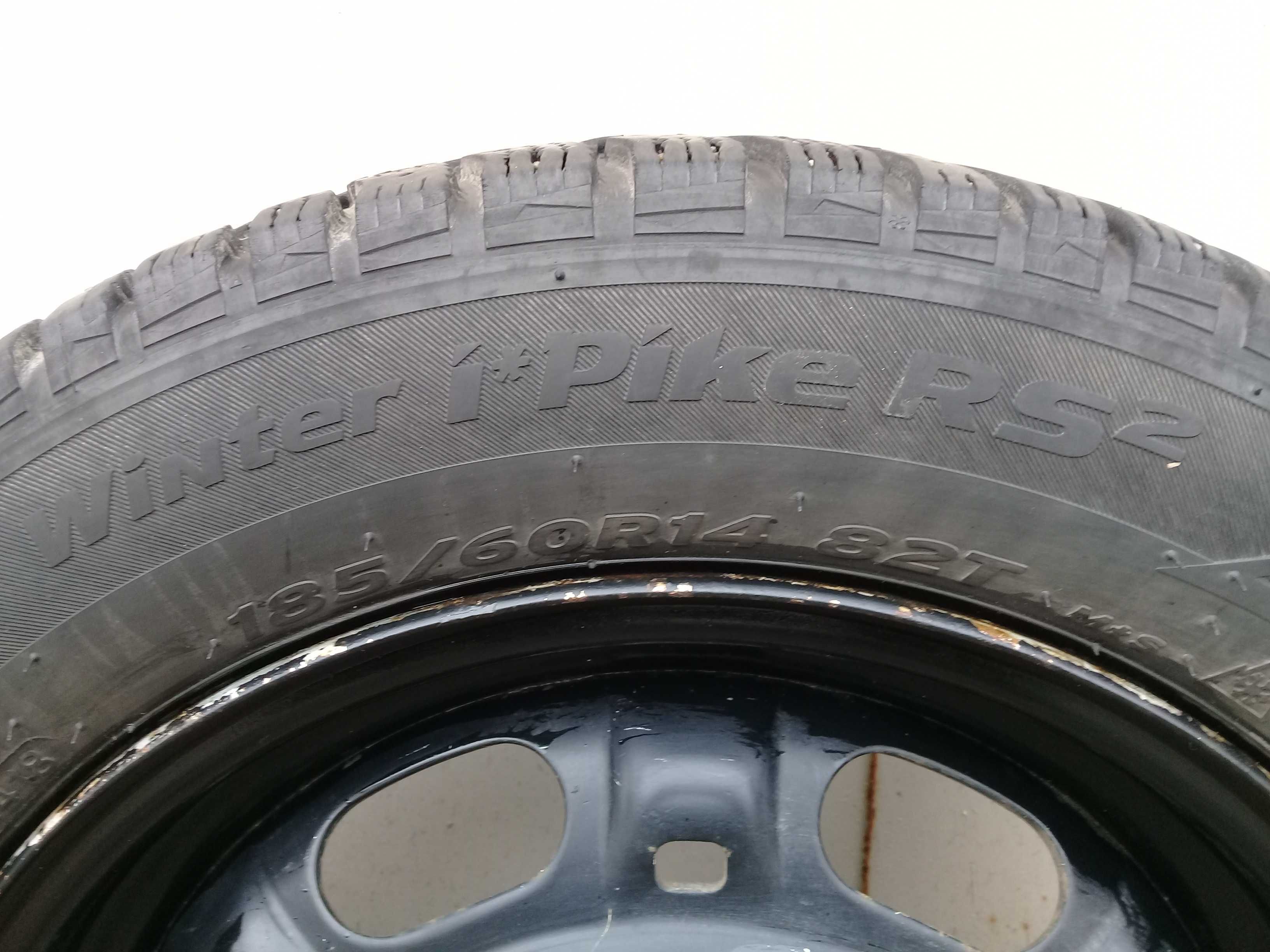 Колеса в зборі зимові Hankook Winter I Pike RS2 185 60 R14 диски 4х100