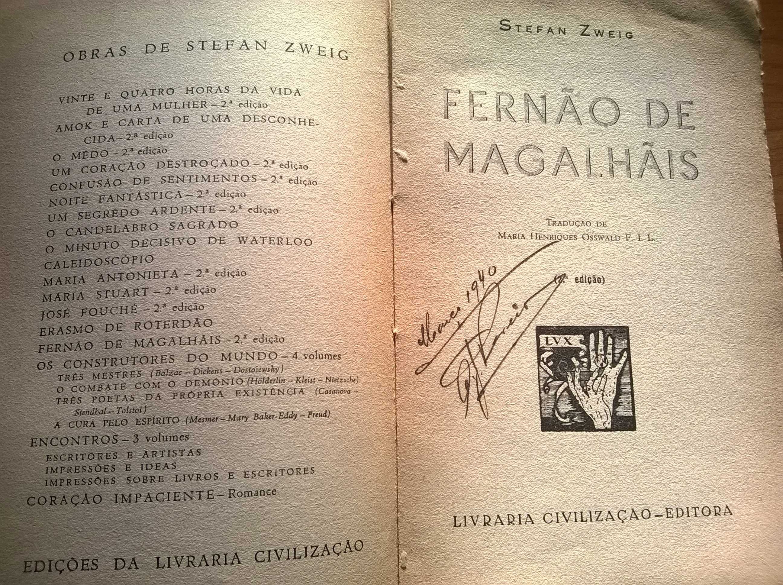 Fernão de Magalhães (2.ª ed.) - Stefan Zweig (portes grátis)
