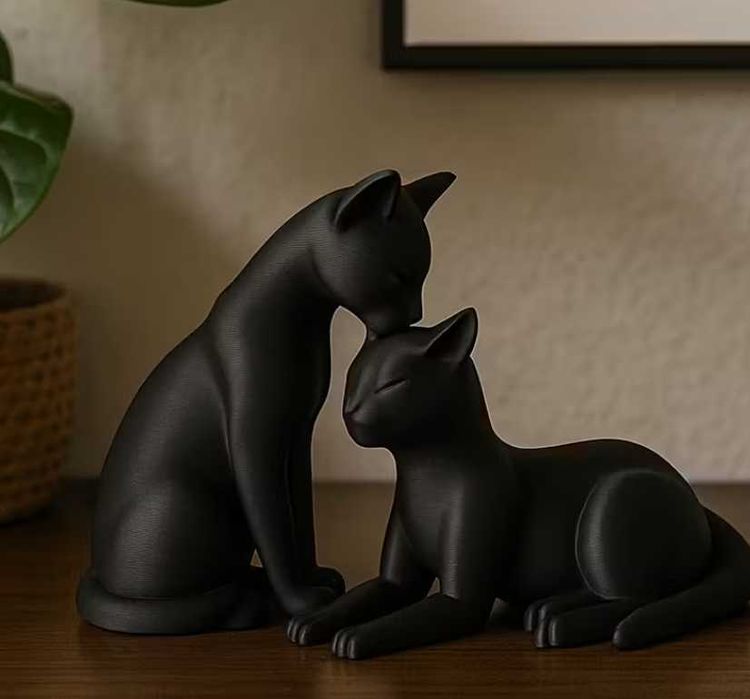 Nowa dekoracja 2 koty