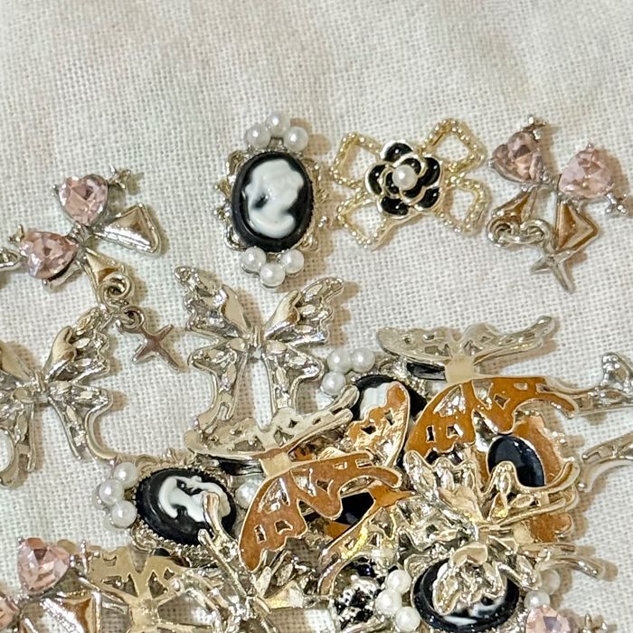 декор для нігтів 3d фігурки манікюр педікюр coquette y2k pinterest