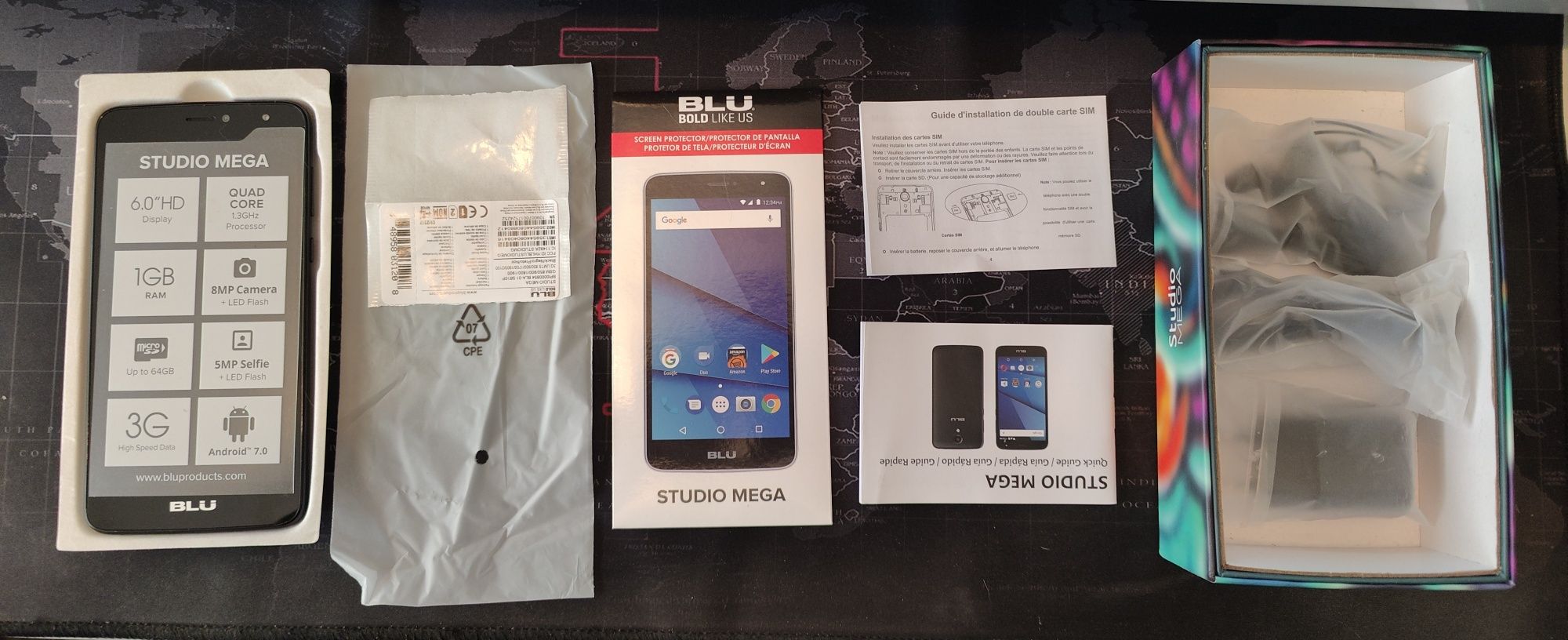 Blue Studio Mega 1/8gb 2sim+microsd