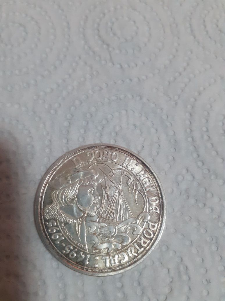 Lote 12 moedas comemorativas de prata