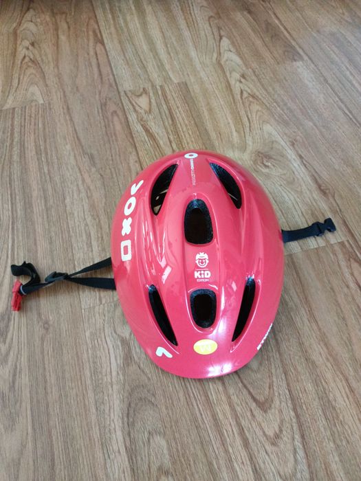 Kask rowerowy dziecięcy BTWIN KH 300 czerwony