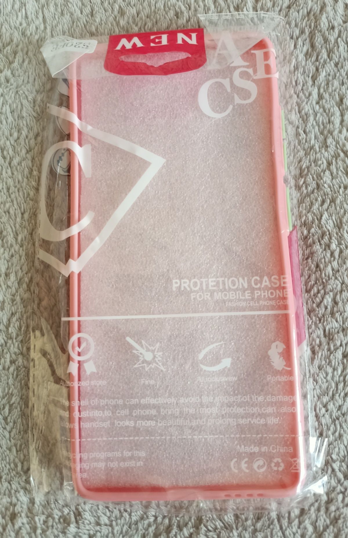 Case etui obudowa na telefon Samsung S20 pudrowy róż