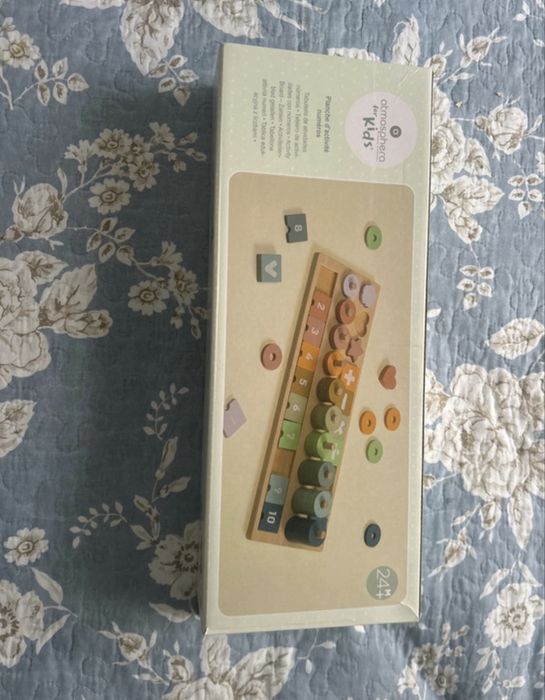 Jogo atividades madeira  numeros