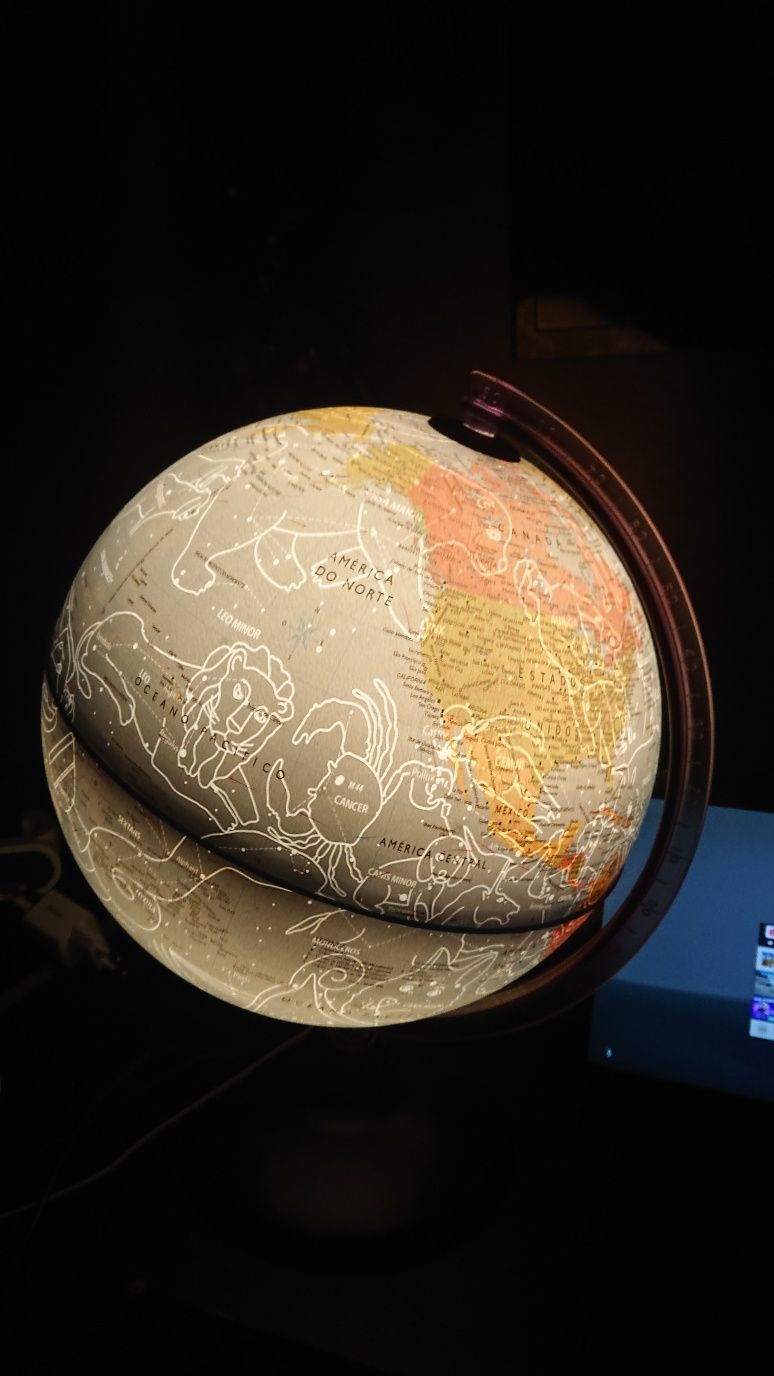 Globo terrestre, globo mapa mundo
